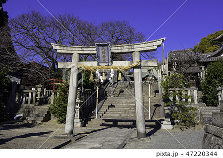 尾道　古寺めぐり　久保亀山八幡神社　鳥居 47220344