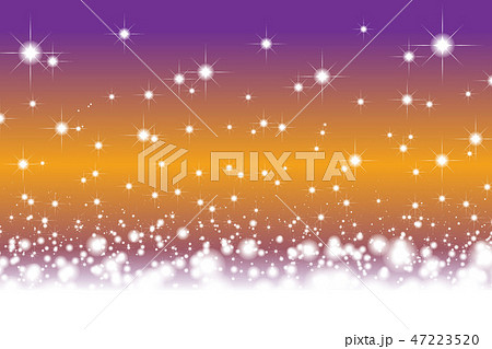 背景素材壁紙 光 キラキラ ピカピカ ぼかし ソフトフォーカス 無料素材 夜空 星空 宇宙 天の川 のイラスト素材