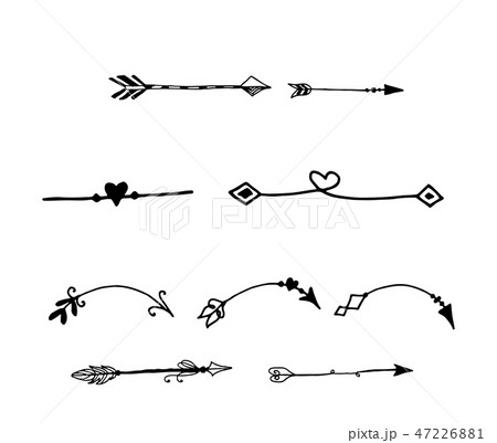 Tribal doodle hand drawn vector 47226881