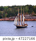 Sail ship. Photo in vintage image style 47227166