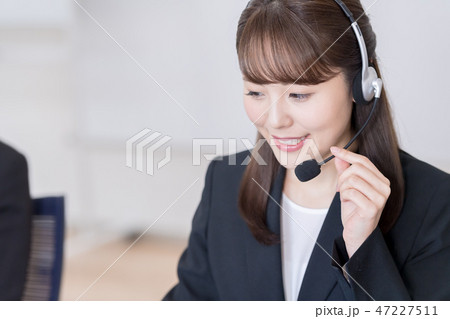オペレーター、コールセンター、スーツ、スタッフ 47227511