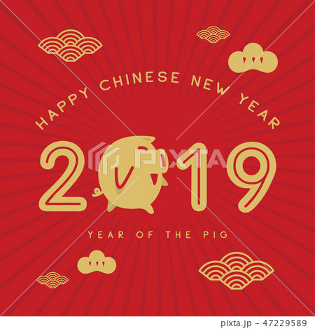 Happy New Year 2019. Chinese New Year. 47229589