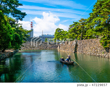 高松城跡の内堀遊覧 47229657