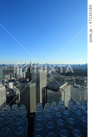 東京都庁展望室45階から新宿御苑側の景色を展望（2019年１月１日） 47230160