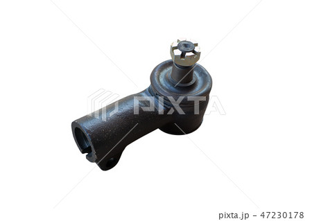 Automobile steering rod tip isolated Automobile steering rod tip isolated 47230178