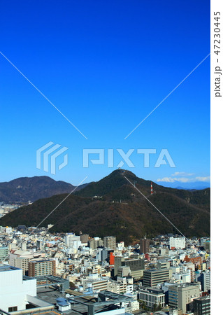 冬の岐阜市と御嶽山 冬の岐阜市と御嶽山 47230445