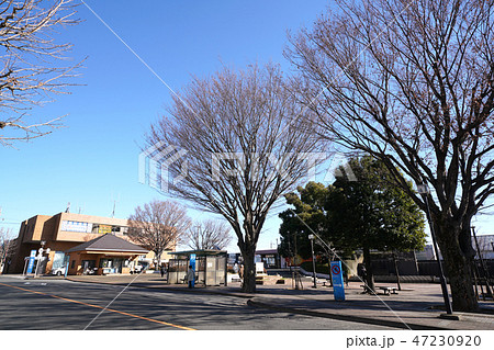 日本の東京都市景観　町田市のつくし野駅前などを望む 47230920