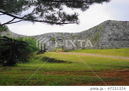 1月　沖縄本島305座喜味城跡 47231324