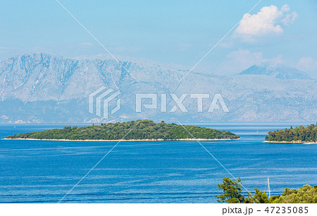 Lefkada coastline, Nydri, Greece 47235085