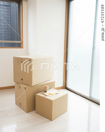 ワンルームマンション ダンボール箱 ワンルームマンション ダンボール箱 47235589
