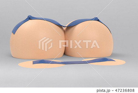 woman tits big and small 3d illustration woman tits big and small 3d illustration 47236808
