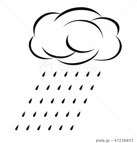 Rain linear icon. 47236855