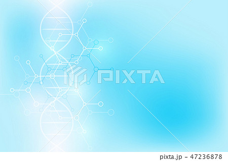 DNA strand and molecular structure. Genetic engineering or laboratory research. Background texture DNA strand and molecular structure. Genetic engineering or laboratory research. Background texture 47236878