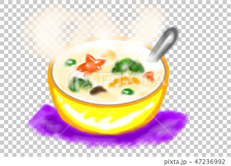 Warm stew. Cream soup. 47236992