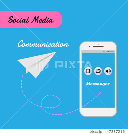 Smart Phone for social media for communication. Smart Phone for social media for communication. 47237216