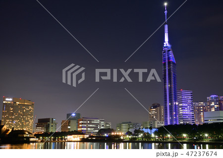福岡市 福岡タワー夜景 福岡市 福岡タワー夜景 47237674