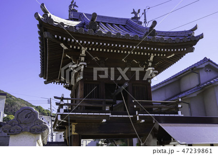 尾道　古寺めぐり　正念寺　鐘楼門　山門 47239861