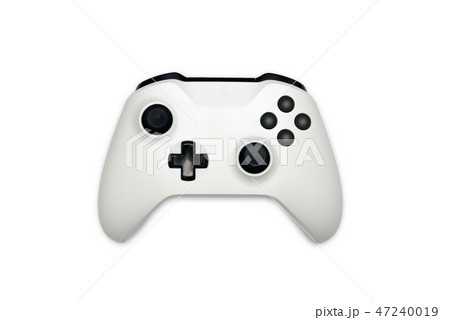 Gaming console game pad isolated on white Gaming console game pad isolated on white 47240019