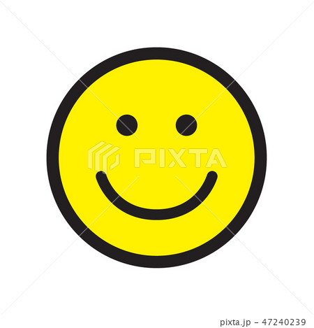Smile icon. Happy face symbol.のイラスト素材 [47240239] - PIXTA
