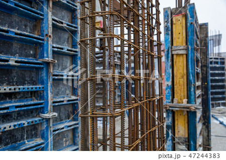 monolithic housing construction site monolithic housing construction site 47244383