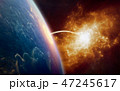 Sci-fi background - teleportation to another world 47245617