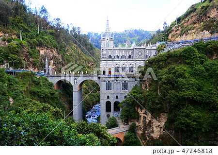コロンビア、イピアレスのラス・ラハス教会 47246818