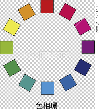 色相環　12色 47247116