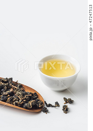 fresh taiwan oolong tea and cup fresh taiwan oolong tea and cup 47247513