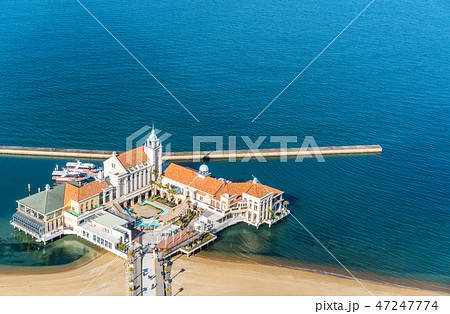 seaside aerial view in Fukuoka Japan 47247774