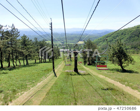 さんべ温泉スキー場リフト（下り） 47250686