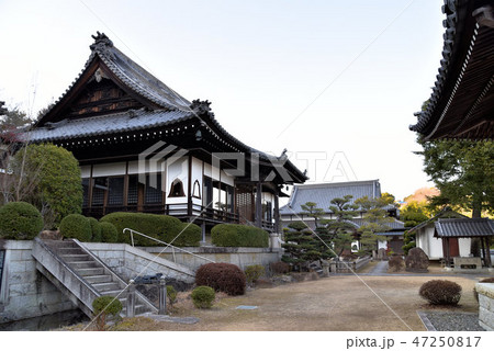 報恩大師生誕地と伝わる顕本寺の境内 岡山県岡山市北区 報恩大師生誕地と伝わる顕本寺の境内 岡山県岡山市北区 47250817