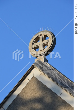 教会の屋根 聖オルバン教会 東京都港区芝公園3 6 25 の写真素材