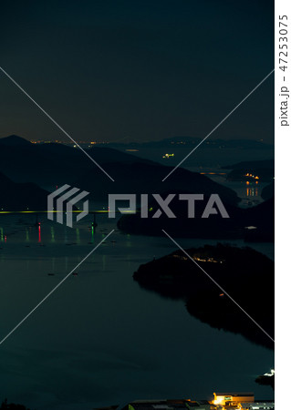 日生諸島から播磨灘の夜景の展望 日生諸島から播磨灘の夜景の展望 47253075