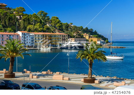 Seafront of seaport town Porto Santo Stefano Seafront of seaport town Porto Santo Stefano 47254076
