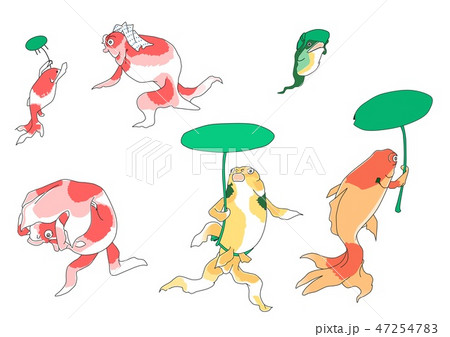 国芳の金魚ずくしーにわか雨 47254783