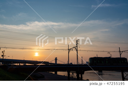 大和川と阪堺電車 大和川と阪堺電車 47255195