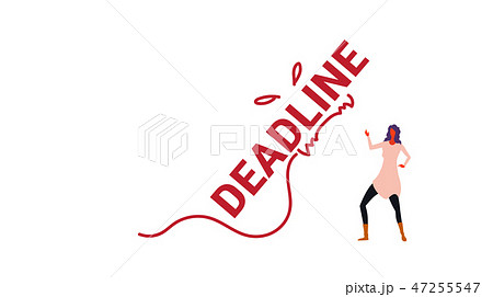 deadline word monster falling on exhausted businesswoman stress problem time management concept deadline word monster falling on exhausted businesswoman stress problem time management concept 47255547