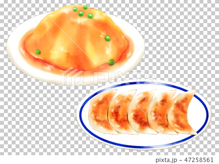 天津飯餃子 47258561