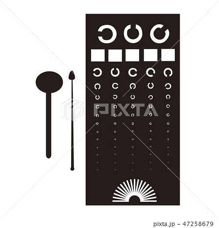 視力検診 47258679