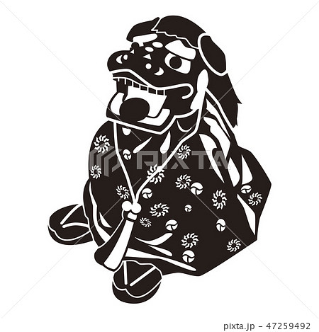 獅子舞のイラスト素材
