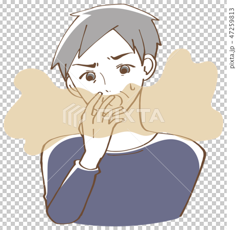 Bad bad grandfather illustration 47259813