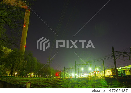 ゴミ処理施設の煙突 ゴミ処理施設の煙突 47262487