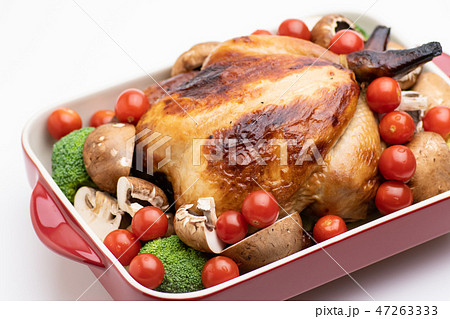 丸鶏　チキン　丸焼き 47263333