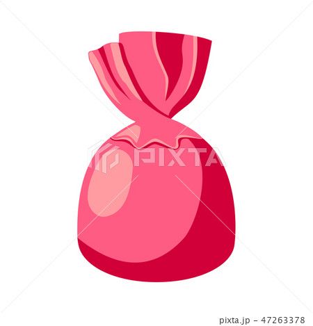 Cartoon pink chocolate candy Cartoon pink chocolate candy 47263378