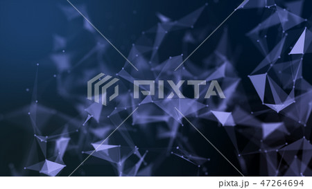 Abstract futuristic molecule network connection. 47264694