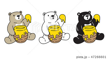 Bear vector Polar Bear Honey cartoon character 47266601