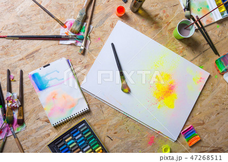 Creative colorful still life. Creative colorful still life. 47268511
