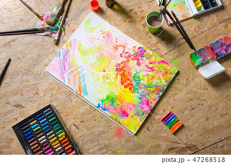 Colorful good still life. Colorful good still life. 47268518