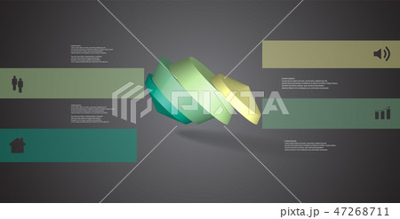 3D illustration infographic template 3D illustration infographic template 47268711