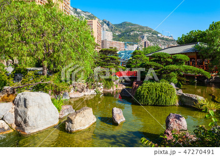 Japanese Garden in Monte Carlo, Monaco 47270491